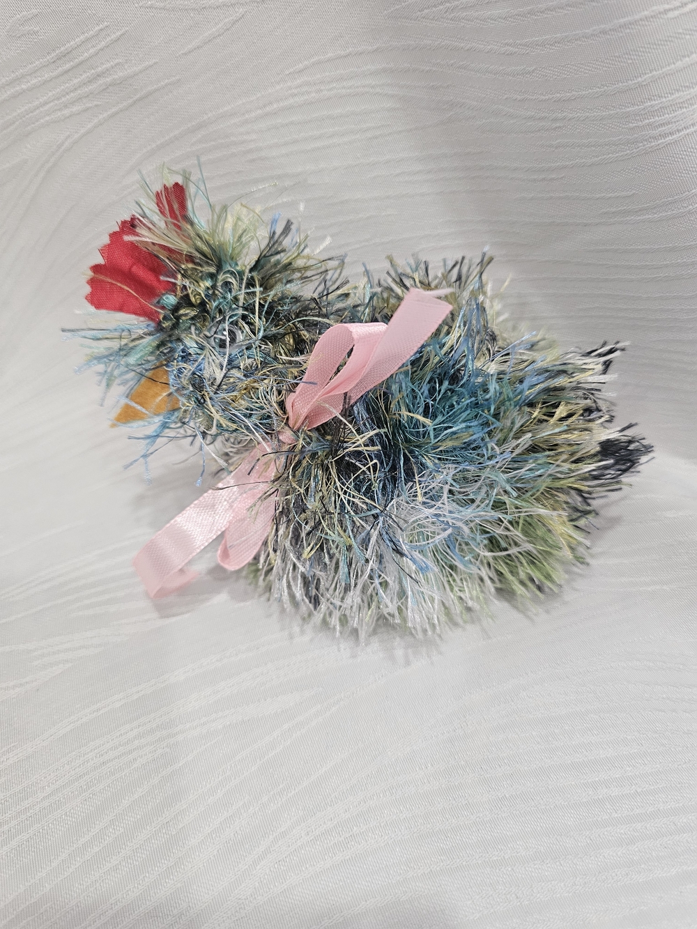 Handmade Yarn "Peek-a-boo" Fuzzy Chick